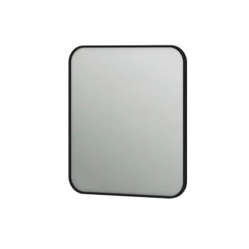 Zrcadlo Designové zrcadlo Simple Black 70×60 / 80×60 – montáž na výšku i šířku | Lavedo by Aplomo Rozměr: 80cm, ALUMSM-80-BL