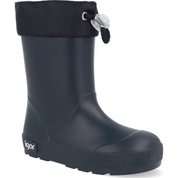 Chlapecké holínky Barefoot dětské holínky Igor - Yogi cuello marino modré Velikost: 22