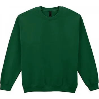 Pánská mikina Pevná směsová mikina Gildan přes hlavu 50% bavlna, 50% polyester Barva: Zelená lahvová, Velikost: S G18000