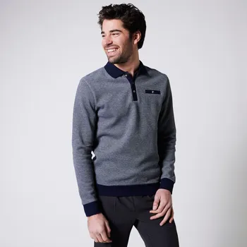 Dvoubarevné hřejivé polo tričko nám.modrá 97/106 (L)