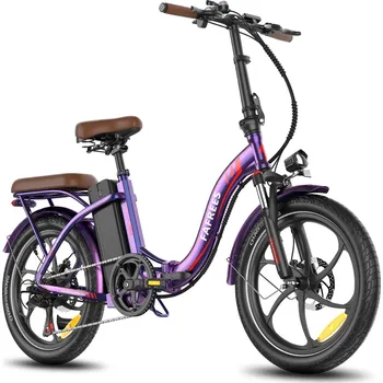Jízdní kolo FAFREES Skládací elektrokolo Fafrees F20+ Pro, motor 250 W, baterie 36 V 25 Ah FIALOVÁ 2025