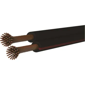 EMOS Dvojlinka nestíněná S8250 2 x 0,5 mm 100 m černý/rudý elektrický kabel EMOS Dvojlinka nestíněná S8250 2 x 0,5 mm 100 m černý/rudý