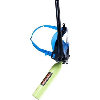 Vodní sport Vevor Mini potápěčská láhev 0.5L s maskou a pumpou, nouzová 10 min