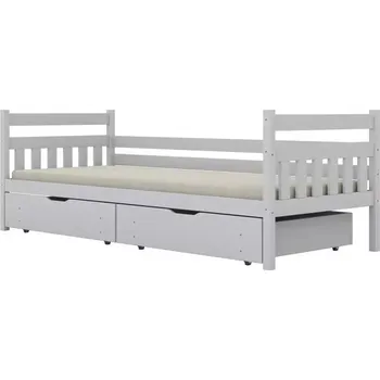 Ložnicová sestava Postel Dawid velké zásuvky 80x160 bílá