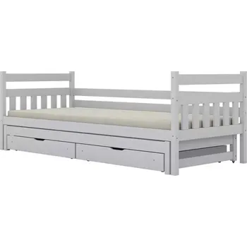 Ložnicová sestava Postel Dawid přistýlka + zásuvky 80x160 bílá