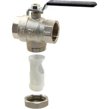 Ventil SUPERFILTER kulový kohout s pákou a vestnavným filtrem 1/2"