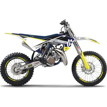Motodíl BLACKBIRD sada samolepek (dýhy) HUSQVARNA TC 85 18-24 DREAM 5 barva žlutá černá bílá světle modrý (BLACKBIRD sada samolepek (dýhy) HUSQVARNA TC 85 18-24 DREAM 5 barva žlutá černá bílá světle modrý)