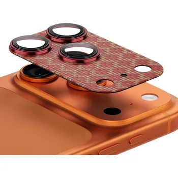 Tvrzené sklo Benks Armor Warrior Lens (OR70) pro iPhone 17 Pro Max ArmorGrid orange