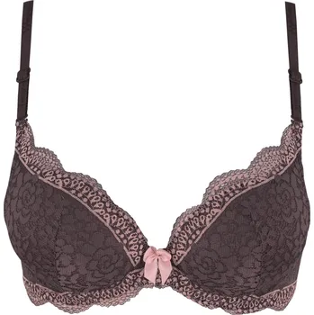 Podprsenka Šarlitta podprsenka s krajkou B700 80C tmavě šedá