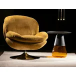 Nábytek PEGAS s.r.o. Otočné křeslo BRIGITTE BREGO, Curry 68/Chrom