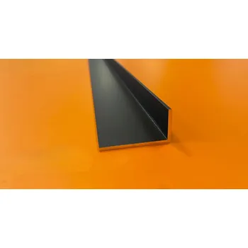 Stavební profil Hliníkový profil L (HL42 černý elox.) (6000 mm)