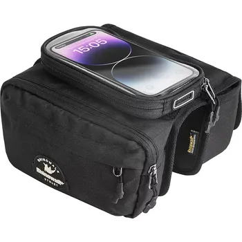 Cyklistika Brašna na kolo Rhinowalk - BCT0205 na horní rám černá