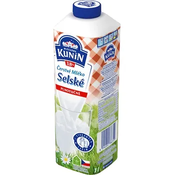 Mlékárna Kunín Selské mléko čerstvé 3,8% 1l