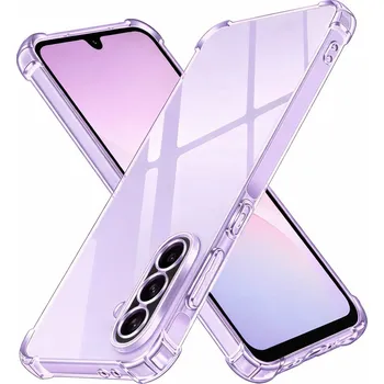 Pouzdro na mobilní telefon Techsuit - nárazuvzdorný čirý silikon - Samsung Galaxy A37 5G - čirá