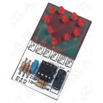 ostatní stavebnice Blikající SRDCE, STAVEBNICE