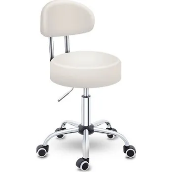 Kancelářská židle, s nastavitelnou výškou 46-58 cm, béžová - B TRESKO