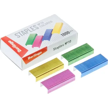 Spona do sešívačky BERLINGO drátky No10 1000 ks barevné /20