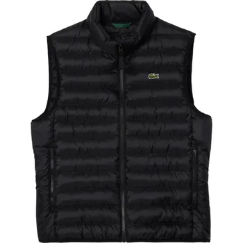 Pánská tenisová vesta Lacoste Water Repellent Puffed Černý (M)