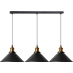 Rea ZÁVĚSNÁ STROPNÍ SVÍTILNA PORTO ČERNÁ 3CP