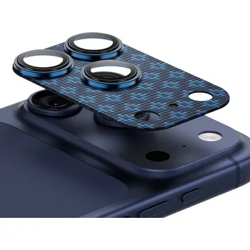 Tvrzené sklo Benks Armor Warrior Lens (BE69) pro iPhone 17 Pro ArmorGrid modré