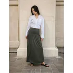 Sinsay - Maxi sukně - zelená - 263GZ-78X - 263GZ-78X-XS