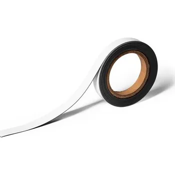 Kancelář Magnetická označovací páska - 20 mm, 5 m, bílá, ks