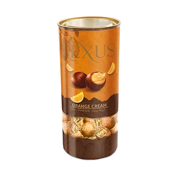 Bonbon Lexus dóza 500g kakaové bonbóny s pomerančovou náplní