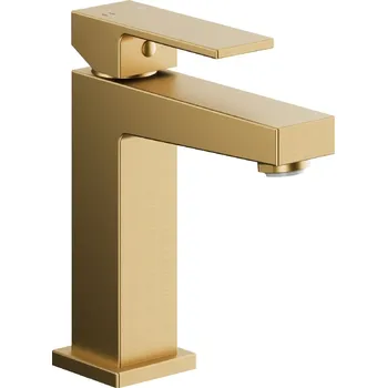 Vodovodní baterie KFA Armatura Logon Brushed Light Gold umyvadlová baterie stojící zlatá 5132-815-39