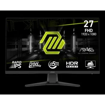 Monitor MSI Gaming monitor MAG 272F 27[34] Rapid IPS/FHD/200Hz/0,5ms/HDMI/DP/černá + Doprava ZDARMA
