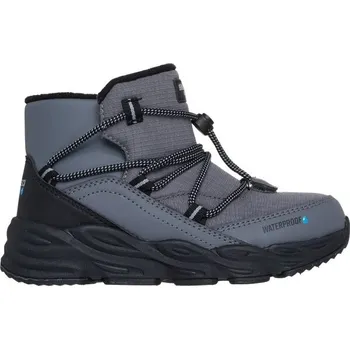 Chlapecké tenisky Dětská zimní obuv Skechers TURBO TREAD 33 Šedá, Černá