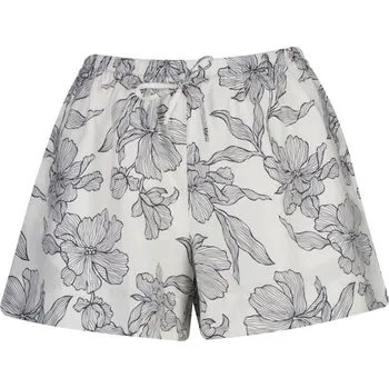 Dámské kraťasy ŠORTKY GANT FLORAL PRINT LINEN PULL ON SHORTS EVENING BLUE