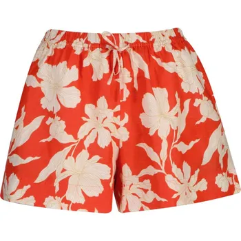 Dámské kraťasy ŠORTKY GANT FLORAL PRINT LINEN PULL ON SHORTS PERFECT RED