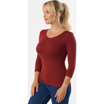 Dámské tričko Dámské tričko Babell Manati r.3/4 Barva: Červená, Velikost: M