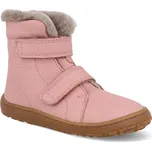 Barefoot dětské zimní boty Froddo - Winter furry boot růžové Velikost: 29
