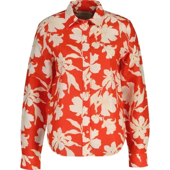 KOŠILE GANT REG FLORAL PRINT LINEN SHIRT PERFECT RED