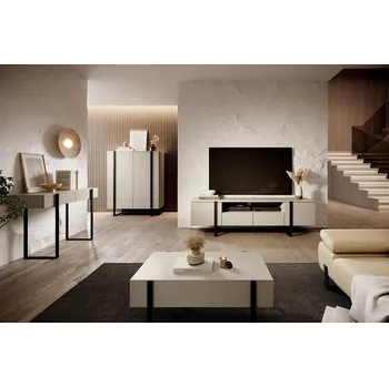 Komoda BOGART. Komoda Verica, kašmír / černé nohy