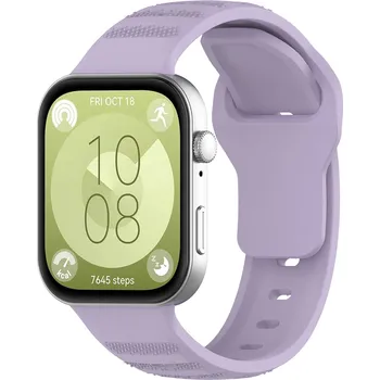 Řemínek na hodinky Techsuit řemínek Huawei Watch Fit 3 Fit 4 Fit 4 Pro fialový