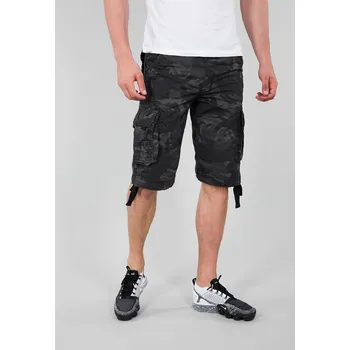 Šortky Alpha Industries Camo Jet Short blackcamo 38