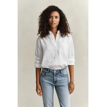 Dámská košile KOŠILE GANT REL INDIGO SHIRT WHITE