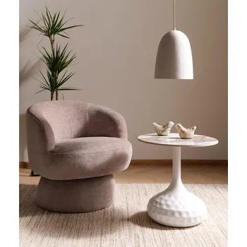 Křeslo Nábytek PEGAS s.r.o. Otočné křeslo COSMIC RAVEN, Tmavě Béžová 30