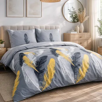 Povlečení SATÉNOVÉ POVLEČKY SATYNLOVE 180X200 CM, 2KS 70X80 CM VZOROVANÉ