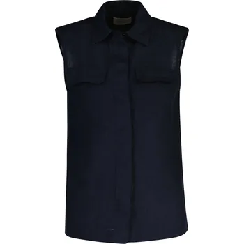 Dámská košile KOŠILE GANT LINEN SLEEVELESS SHIRT BLACK