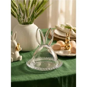 Dóza na potraviny Sinsay - Velikonoční dóza na potraviny s víkem ve tvaru zajíce - clear - 861IK-CLR - 861IK-CLR-ONE