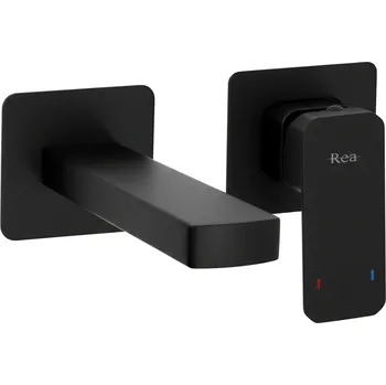 Vodovodní baterie Podomítková umyvadlová baterie REA ARLO, černá mat