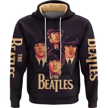 Pánská mikina luxusni_unisex_mikina_skupina_Beatles Pánské luxusní mikiny: L