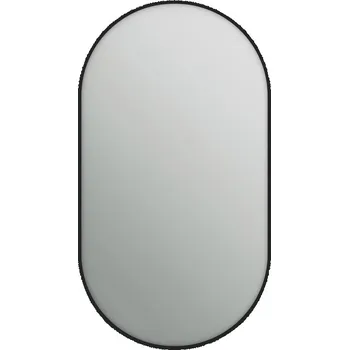 Zrcadlo Zrcadlo Lavedo Simple Oval Black 50×80 / 60×90 – černý hliníkový rám | Lavedo by Aplomo Rozměr: 60cm, ALUMSMOV-60-BL