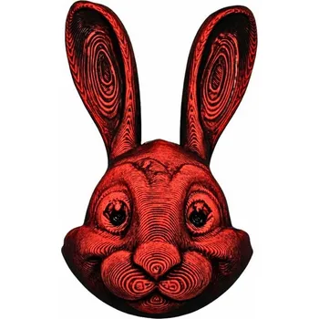 magnetka pro dítě 3D Magnetka králíčka na lednici pro děti | Svíčkománie3D | Barva: Červeno-černá lesklá