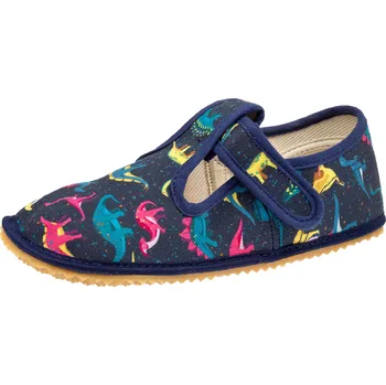 Dětská móda Beda Přezůvky barefoot - Colorful Dinos (BF 060010/W) Velikost: 28