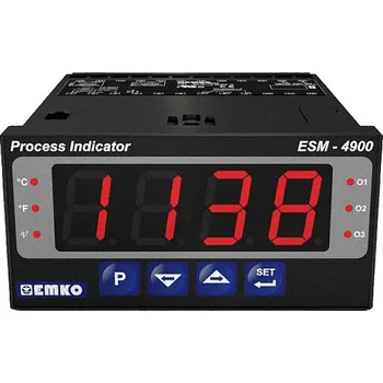Emko ESM-4900 2bodový, P, PI, PD, PID univerzální regulátor Pt100 -200 do plus 1700 °C relé 5 A (d x š x v) 86.5 x 48 x 96 mm