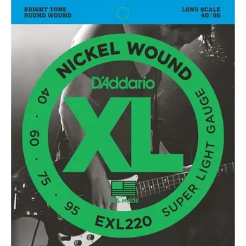 Struna pro hudební nástroj D'Addario EXL220 + prodloužená záruka 3 roky